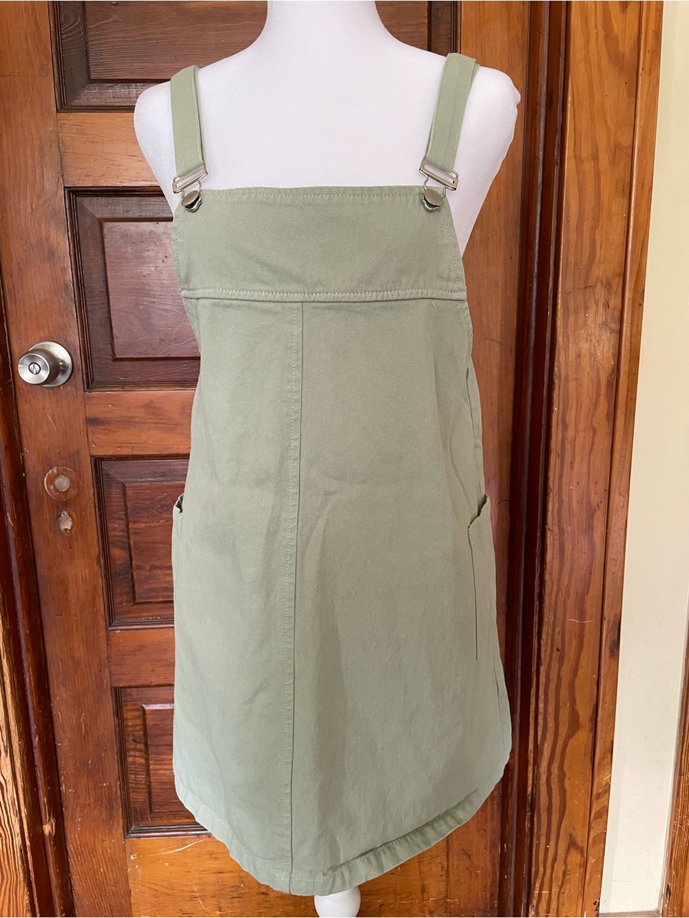 Altar'd State Olive Green Overall Dress